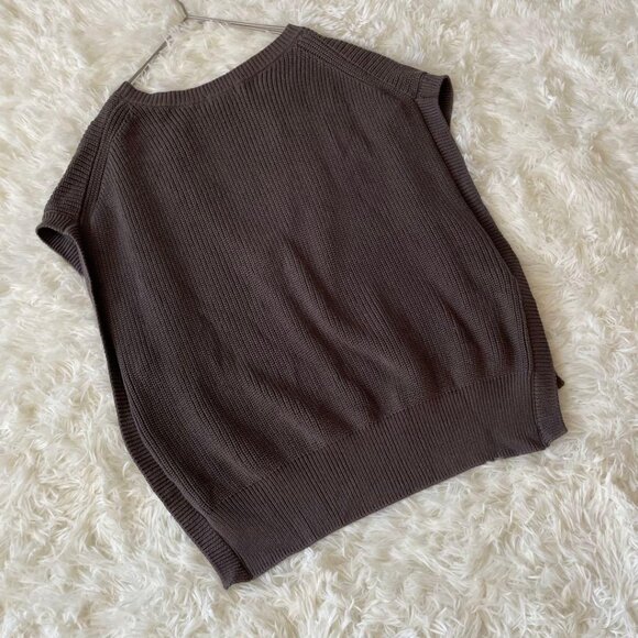 lowrys Side Slit Knit Vest Gray - Picture 5 of 6